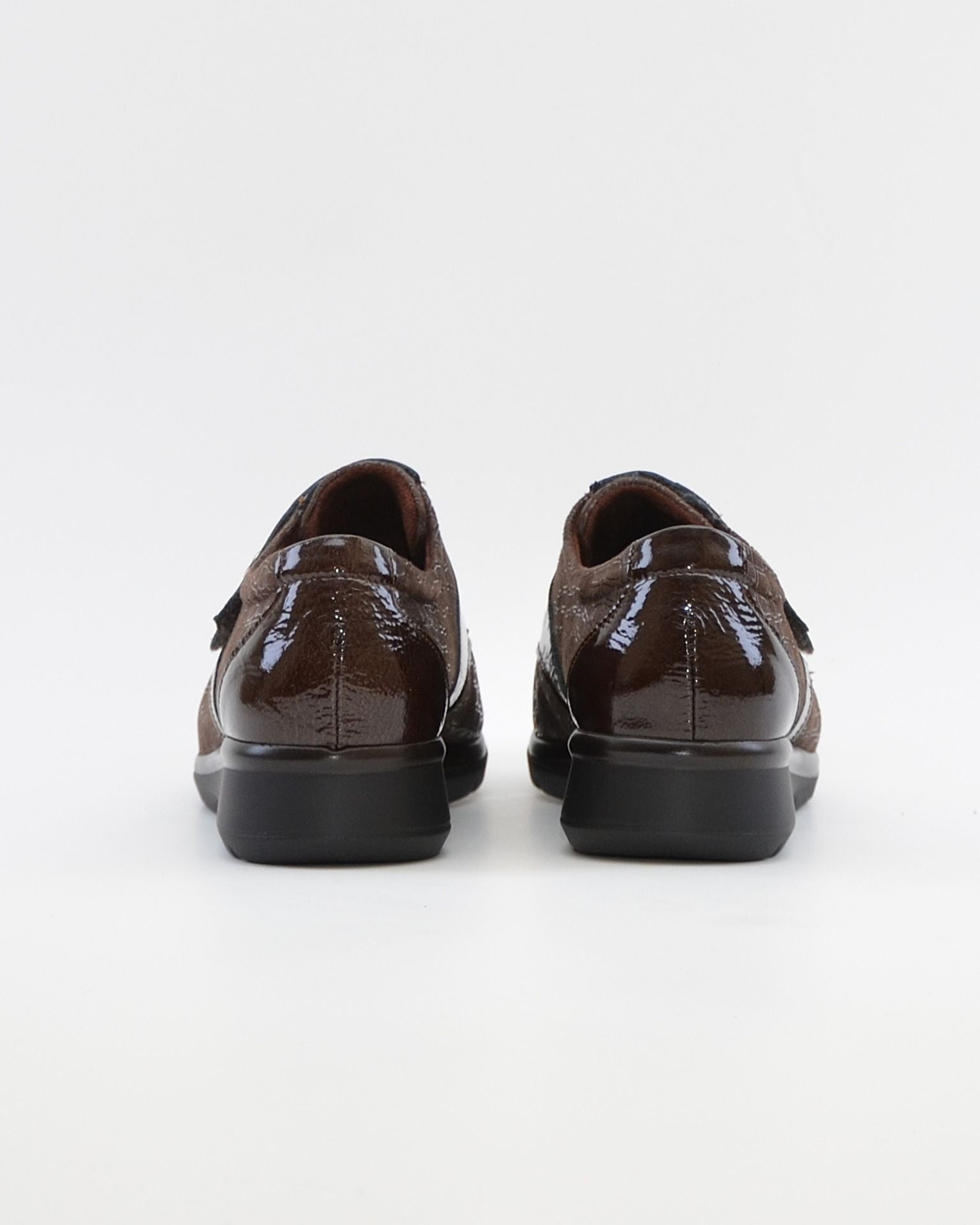 ZAPATO ANCHO ESPECIAL VELCRO PLANTILLA EXTRAIBLE PITILLOS 11510 MARRÓN