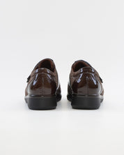ZAPATO ANCHO ESPECIAL VELCRO PLANTILLA EXTRAIBLE PITILLOS 11510 MARRÓN