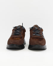 ZAPATO DE CORTE DEPORTIVO WONDERS A-24111 CONBINADO MARRON NEGRO