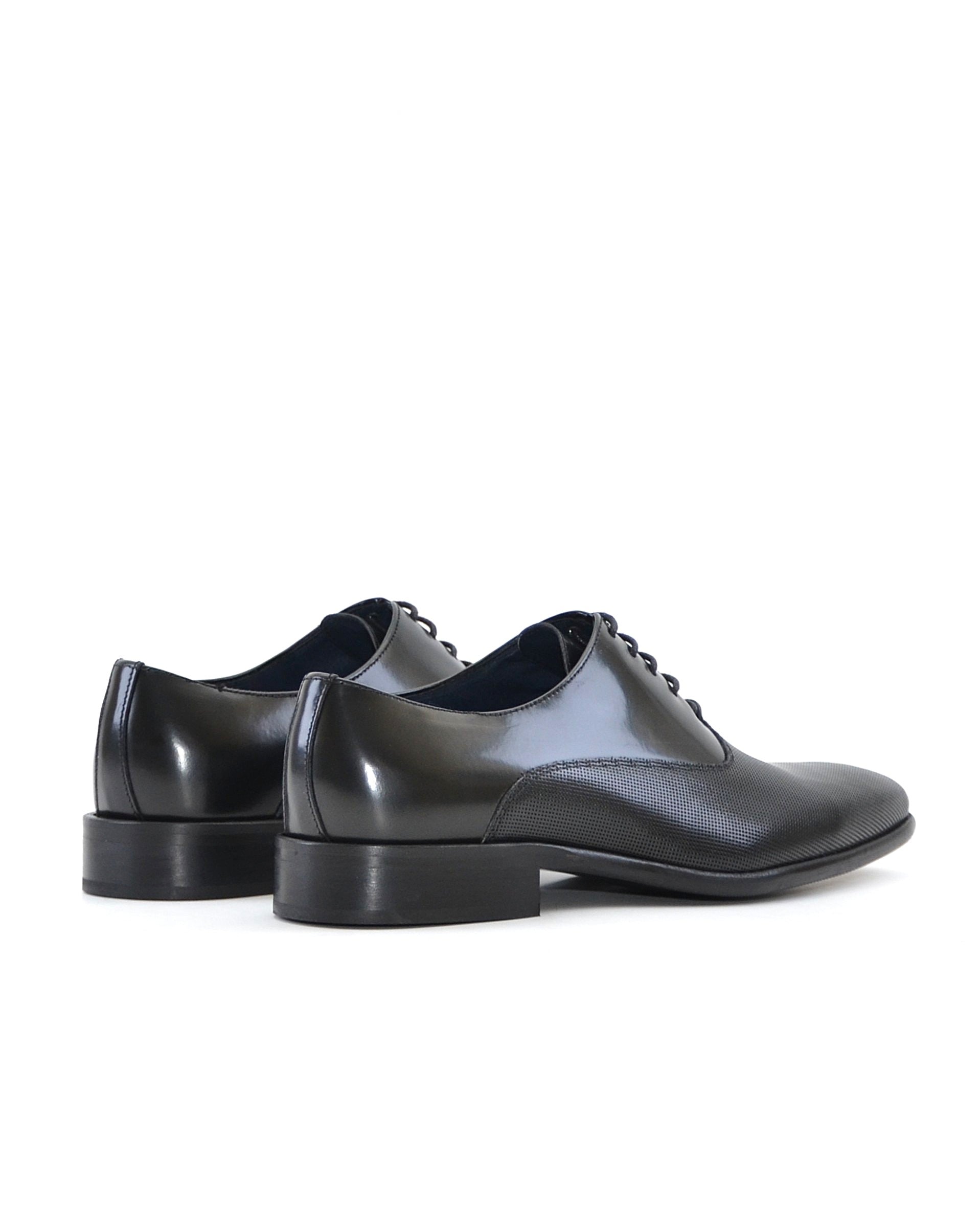 ZAPATO HOMBRE OXFORD FLORENTIC NEGRO MICROPERFORADO