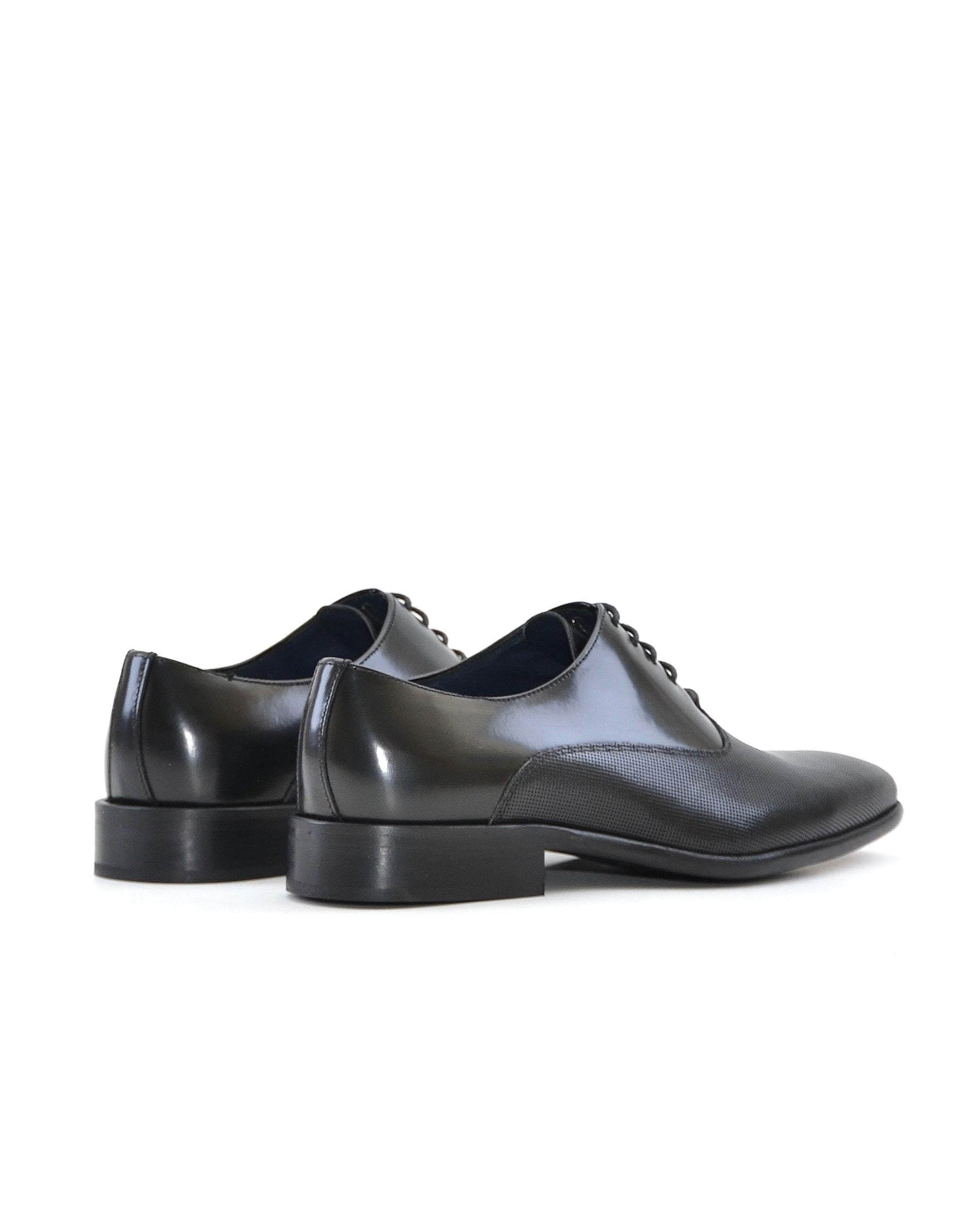 ZAPATO HOMBRE OXFORD FLORENTIC NEGRO MICROPERFORADO