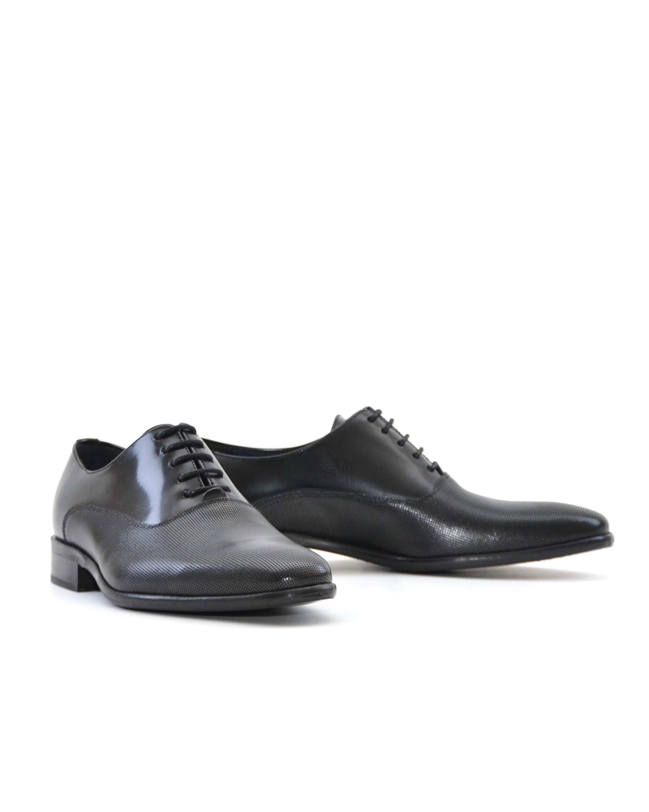 ZAPATO HOMBRE OXFORD FLORENTIC NEGRO MICROPERFORADO