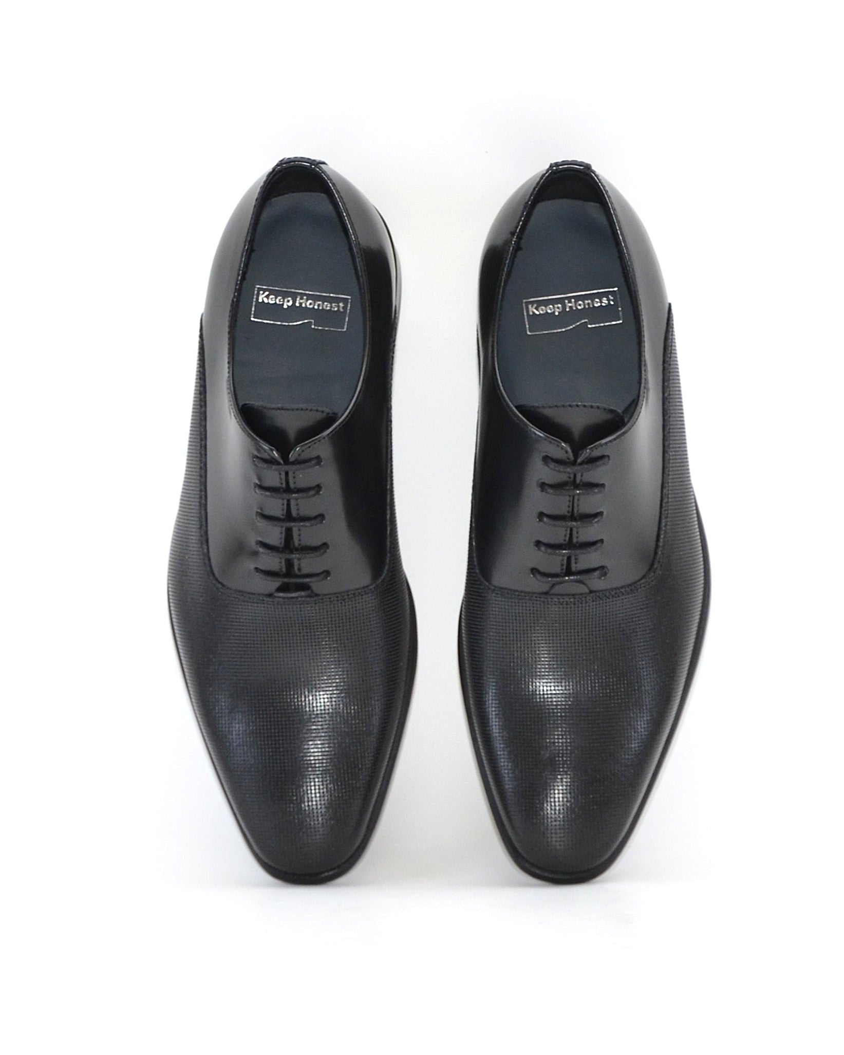 ZAPATO HOMBRE OXFORD FLORENTIC NEGRO MICROPERFORADO