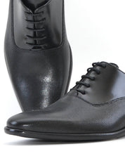 ZAPATO HOMBRE OXFORD FLORENTIC NEGRO MICROPERFORADO