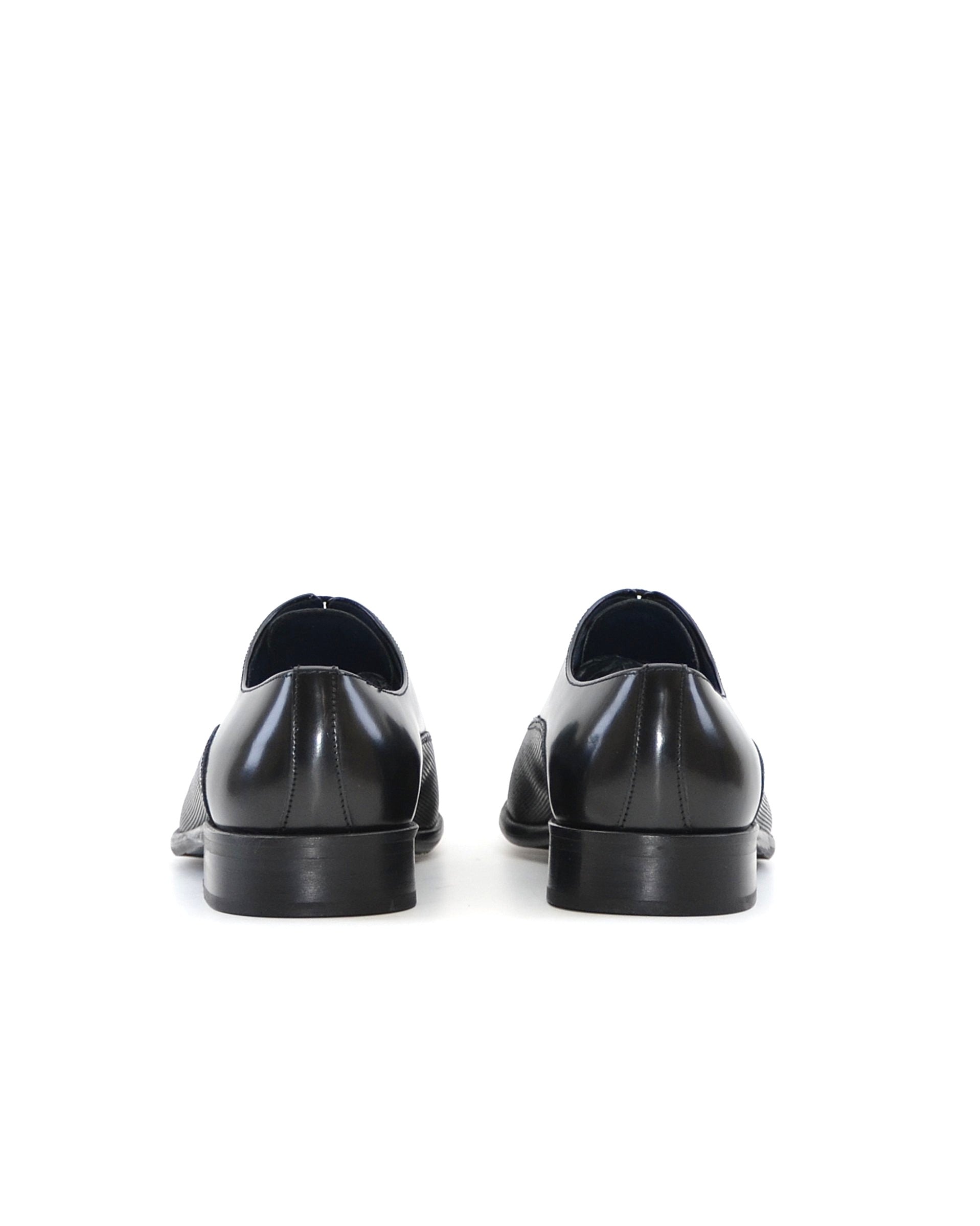 ZAPATO HOMBRE OXFORD FLORENTIC NEGRO MICROPERFORADO