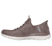 SNEAKERS MUJER SKECHERS TAUPE 150254 BRN SLIP-INS