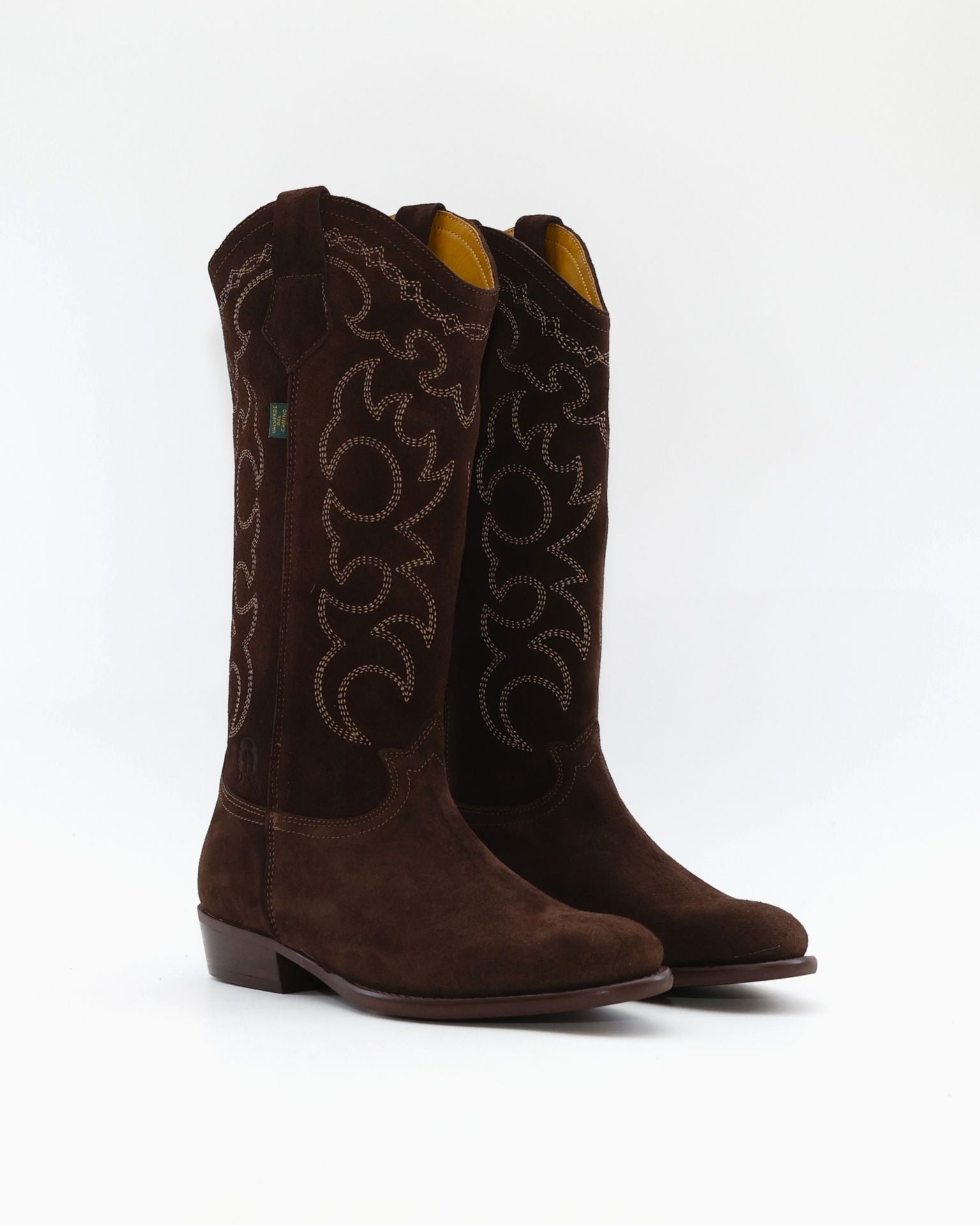 BOTA COWBOY MUJER DAKOTA DKT 112 VISON MARRON SUELA DE GOMA