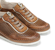 ZAPATO FLUCHOS MUJER COLOR CAMEL CON ELASTICOS METALIZADOS FLUCHOS SELLA F2143 DORE