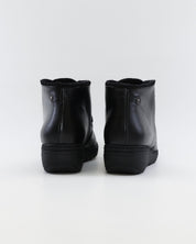 BOTINES DE MUJER CON CUÑA Y CIERRE DE ELASTICOS COLOR NEGRO GIORDA 27660