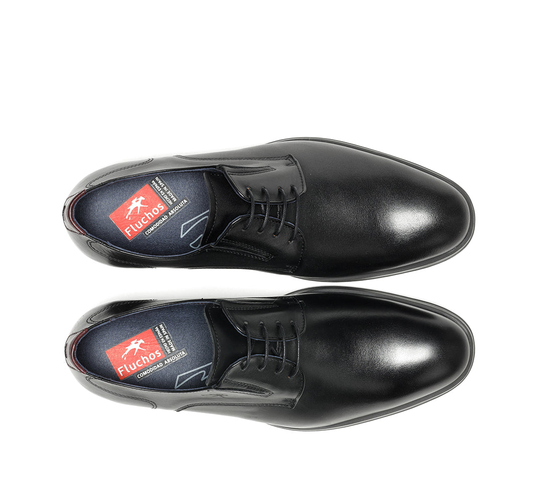 ZAPATO VESTIR NEGRO CORDON F1887 ASGARD