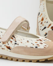 DEPORTIVO MARY JANE COMBI PONY BEIGE LACOMBA EDELWEISS EXTRAIBLE
