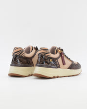 ZAPATILLA SNEAKER MUJER CARMELA COLOR MARRÓN CON TAUPE 164221