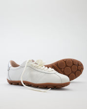 ZAPATO MUJER WONDERS CON CORDONES COLOR BLANCO PLATA AP-2102