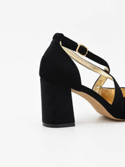 ZAPATO FIESTA TERCIOPELO NEGRO 459K211
