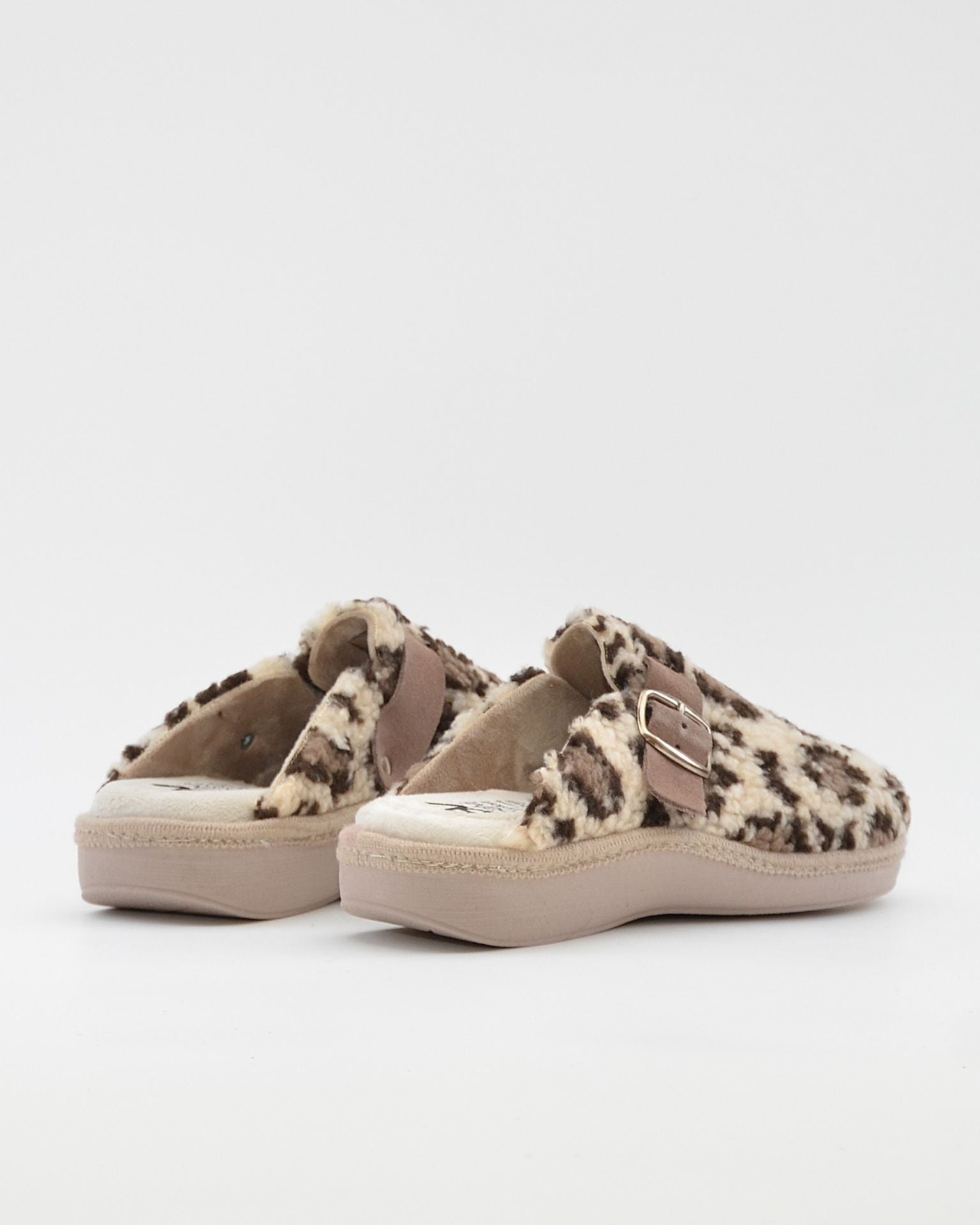 ZAPATILLAS DE CASA MUJER CON HEBILLA SALVI 29L-000 IRBIS ANIMAL PINT