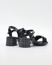 SANDALIA MUJER CHAROL NEGRO TACON BAJO PLANTA DE GEL OH MY SANDALS 5981
