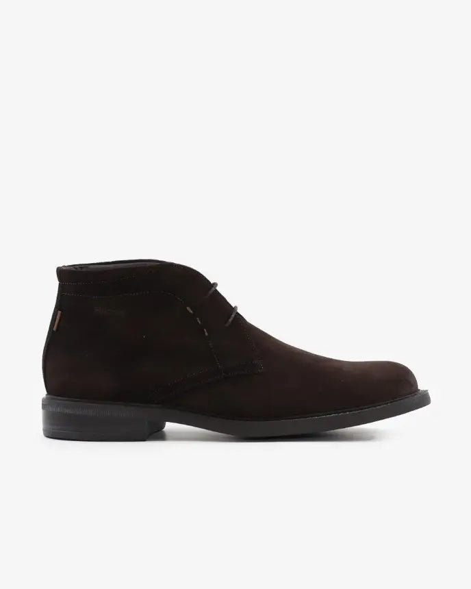 BOTINES CORDON HOMBRE FLUCHOS SERRAJE MARRON F2498 NANTES AFELPADO CAFÉ