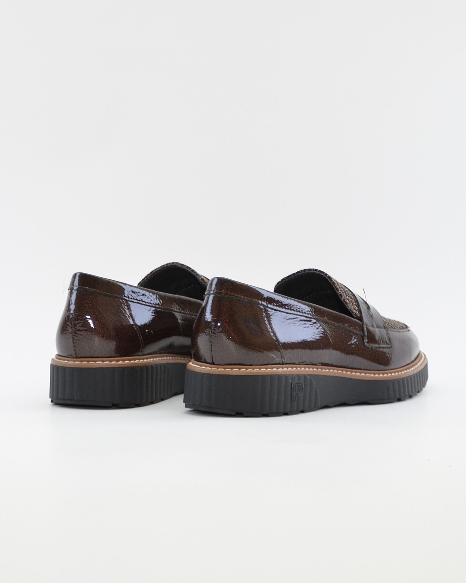 ZAPATO MOCASIN MUJER PITILLOS 11554 MARRÓN PLANTILLA EXTRAIBLE