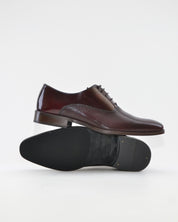ZAPATO HOMBRE OXFORD FLORENTIC BURDEOS MICROPERFORADO