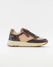 ZAPATILLA SNEAKER MUJER CARMELA COLOR MARRÓN CON TAUPE 164221