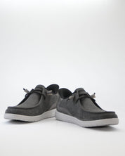 ZAPATILLAS DE LONA SKECHERS COLOR GRIS CORDON ELÁSTICO