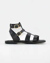 SANDALIA ROMANA MUJER PIEL COLOR NEGRO LACOMBA PERIWINCLE