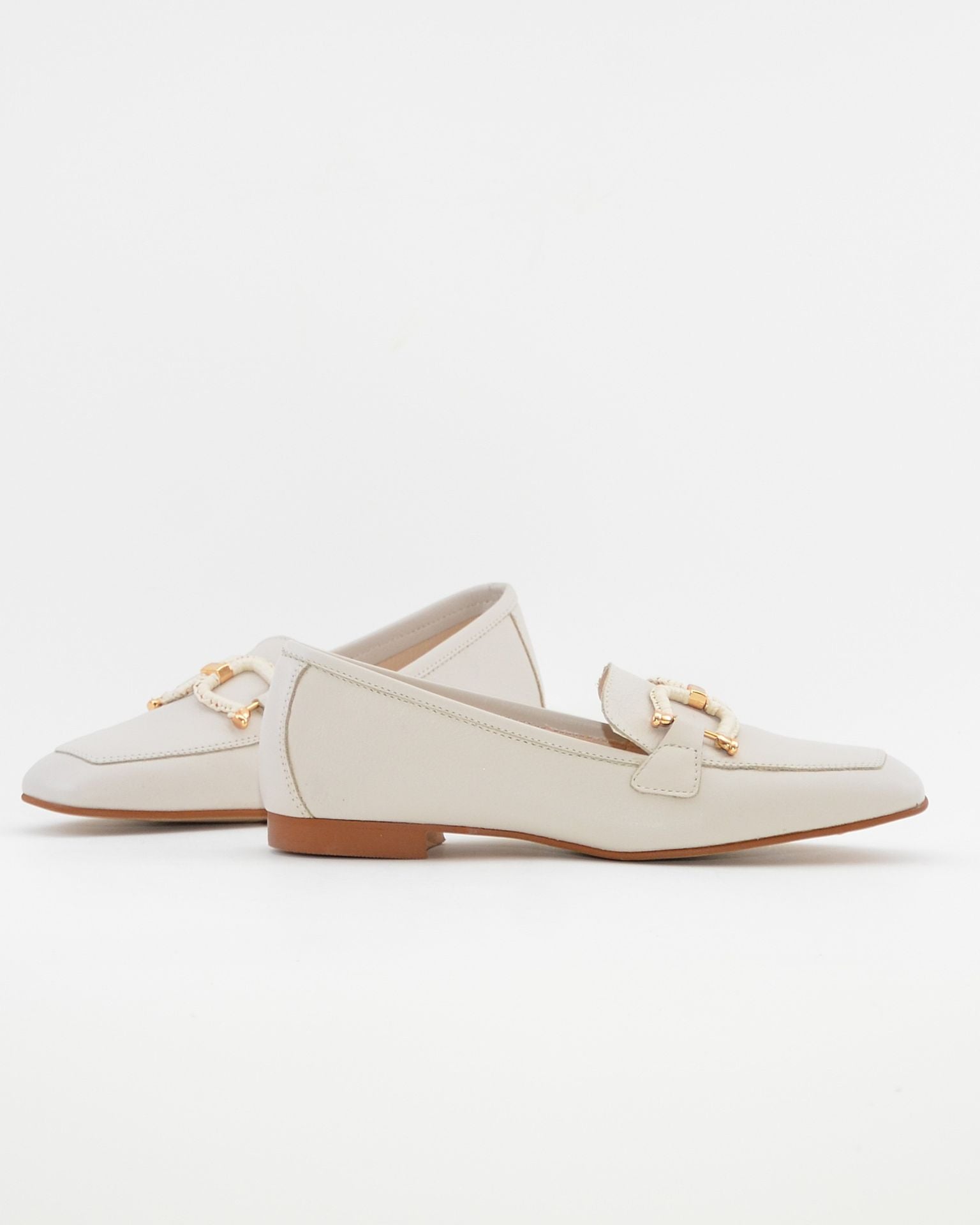 ZAPATO MOCASIN MUJER PLANO COLOR BEIG ARCE CAYETANO 17200