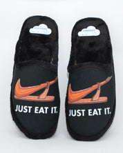 ZAPATILLAS CASA HOMBRE NEGRO ESTAMPADO JAMON