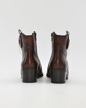 BOTIN MUJER COWBOY PIEL MARRÓN CON HEBILLA KAOLA 3054