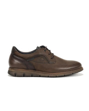 ZAPATO HOMBRE CORDON FLUCHOS CASUAL F0974 KIRO KANSAS CAFÉ