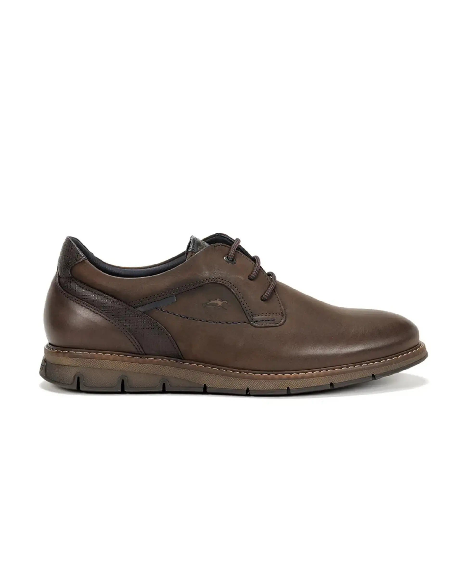 ZAPATO HOMBRE CORDON FLUCHOS CASUAL F0974 KIRO KANSAS CAFÉ