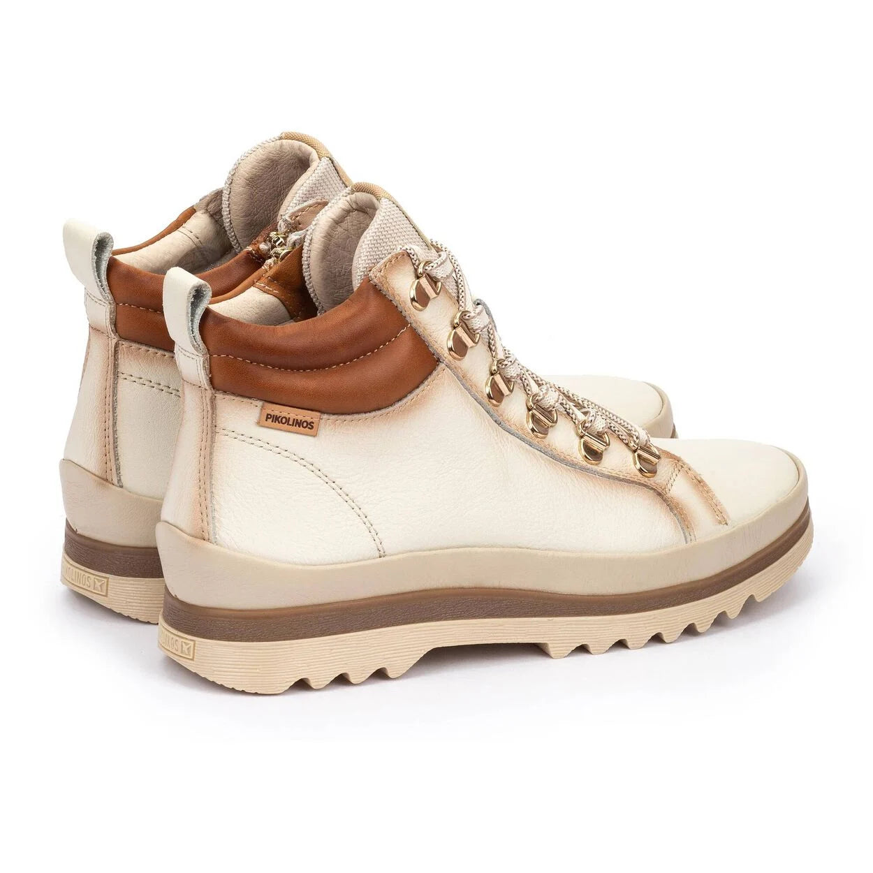 BOTIN DEPORTIVO MUJER CORDONES Y CREMALLERA NATA W3W-8564 VIGO