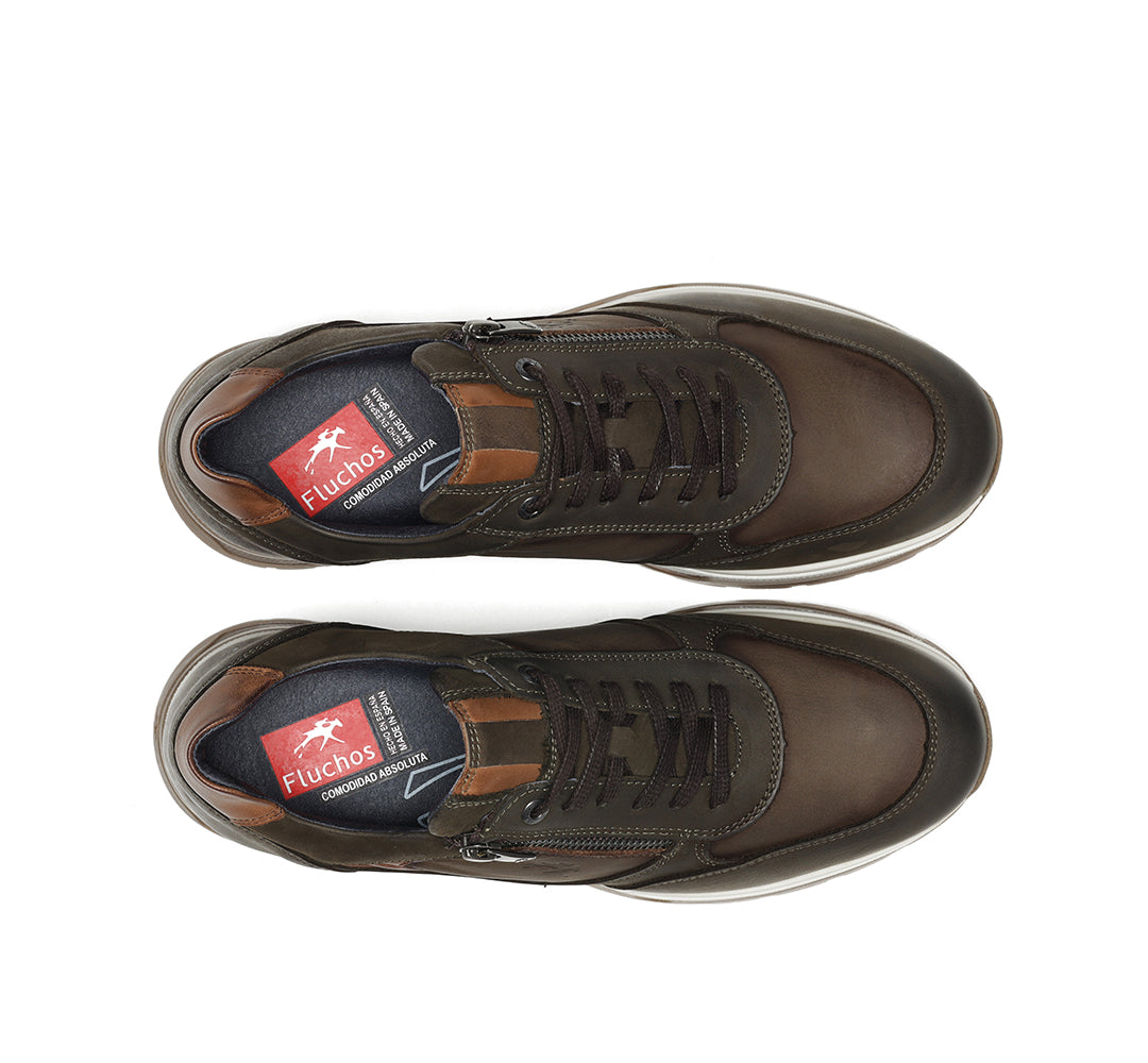DEPORTIVO CORDON ENGRASADO KAKI MARRON F1603 LOUIS KANSAS