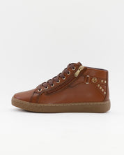 BOTIN DEPORTIVO PLANO MUJER COLOR CUERO THE HAPPY MONK PARIS 005