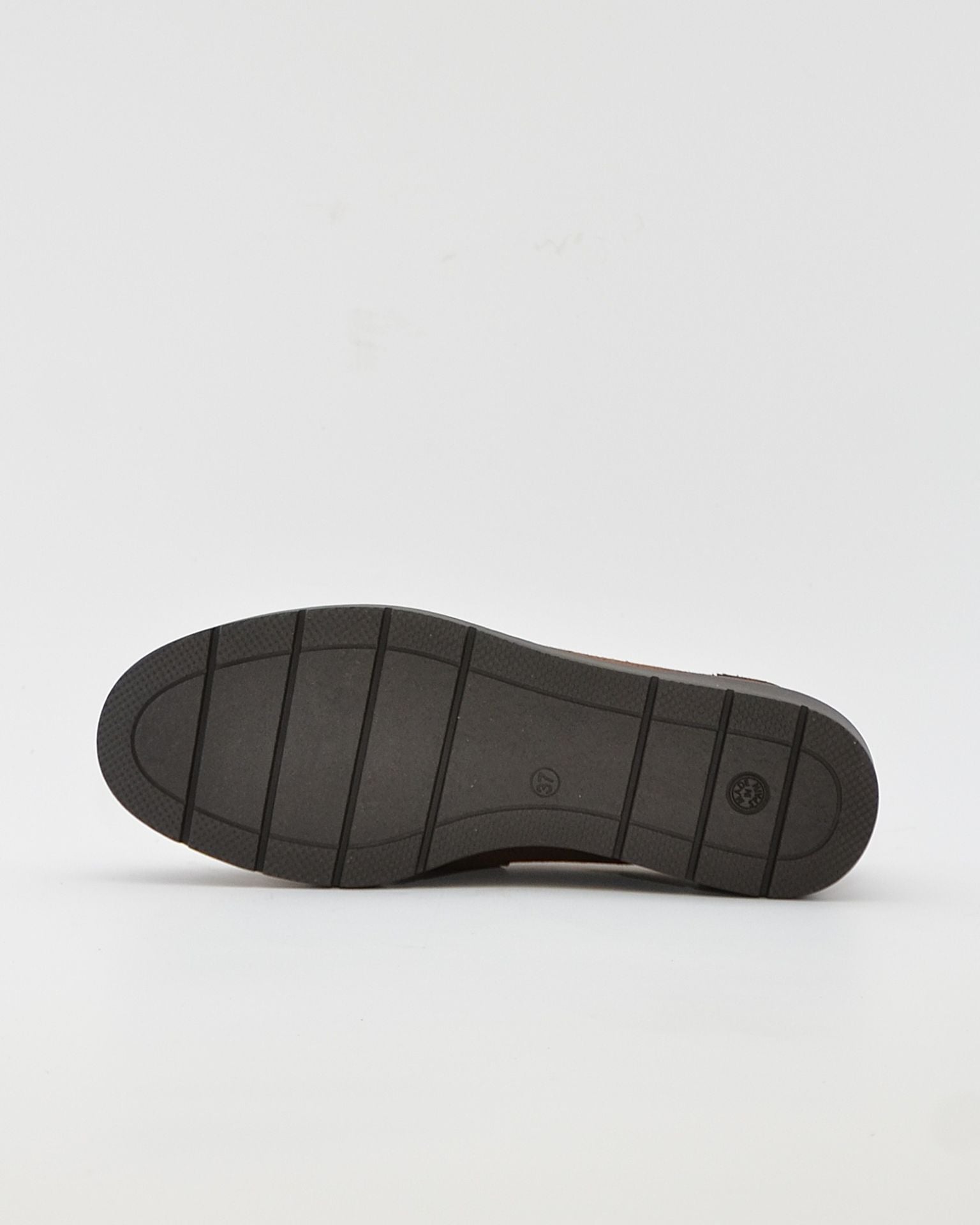ZAPATO MOCASIN MUJER FLECOS SERRAJE CUERO DORKING by FLUCHOS D9782 TABACO
