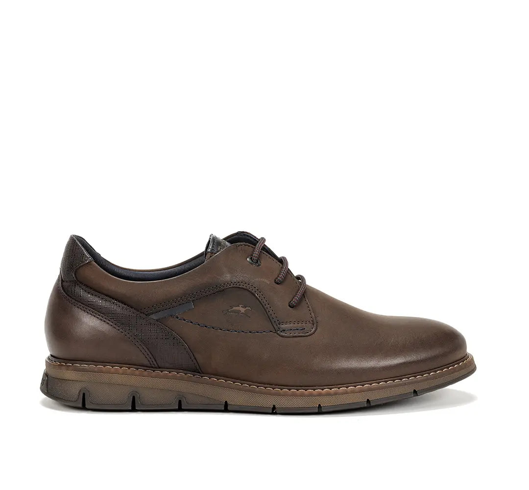 ZAPATO CASUAL MARRON ENGRADADO F0974 KIRO K.CAFÉ