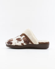 ZAPATILLAS DE CASA MUJER ABIERTA DEVALVERDE 1205 BEIGE VACA