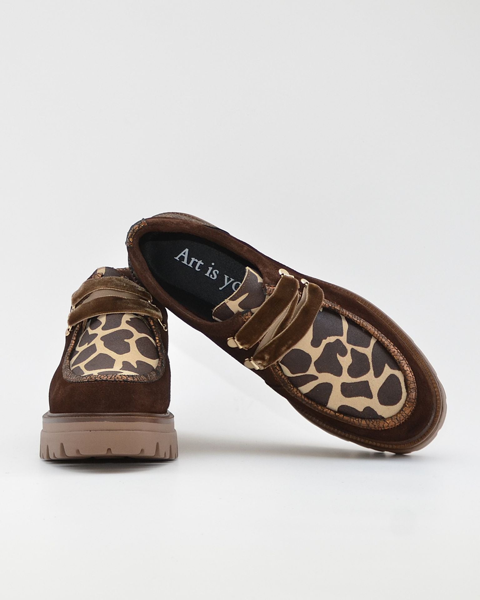 ZAPATO WALLABY MUJER MARRON CHOCOLATE LACOMBA BAMBOO