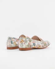 ZAPATO MOCASIN MUJER PLANO ESTAMPADO FLORAL CAYETANO 17202 SAND
