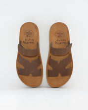 SANDALIA TIRAS PLATAFORMA NOBUCK MARRON HAPPY MONK GOMERA 004