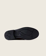 MOCASIN COSIDO A MANO CUERO BORLAS 101 PISO DE GOMA