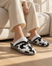 ZAPATILLAS DE CASA MUJER ABIERTA DEVALVERDE 1205 GRIS VACA