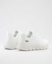 SNEAKERS MUJER SKECHERS 117346 W  BLANCO CORDONES BOBS SPORT
