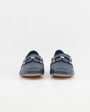 ZAPATO MOCASIN MUJER PLANO AZUL MARINO CAYETANO 17200