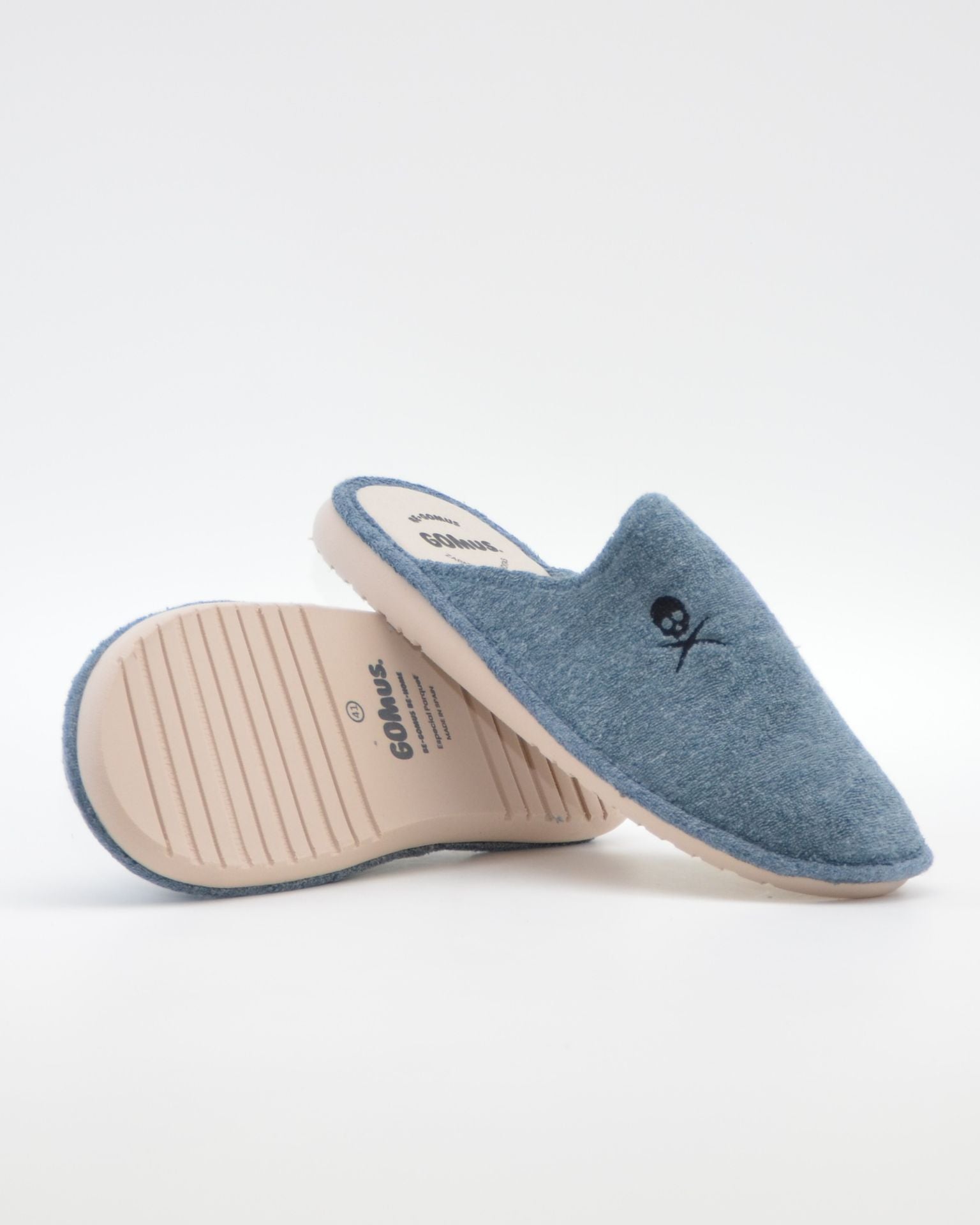 ZAPATILLA DE CASA HOMBRE COLOR AZUL JEANS ESPECIAL PARQUET GOMUS 684 AQUA