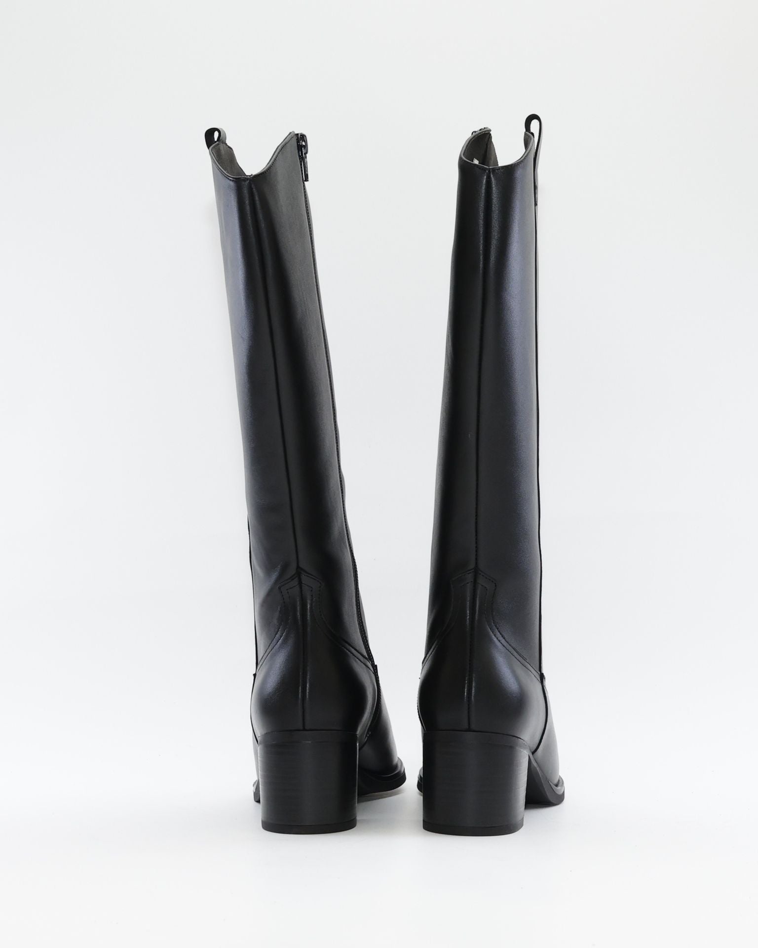 BOTA ALTA MUJER ANCHO ESPECIAL DE GEMELO ANCHO PIESANTO 235461 XL NATUR NEGRO