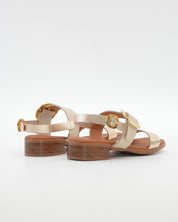 SANDALIA MUJER COMBI HIELO TACON BAJO PLANTA DE GEL OH MY SANDALS 5894