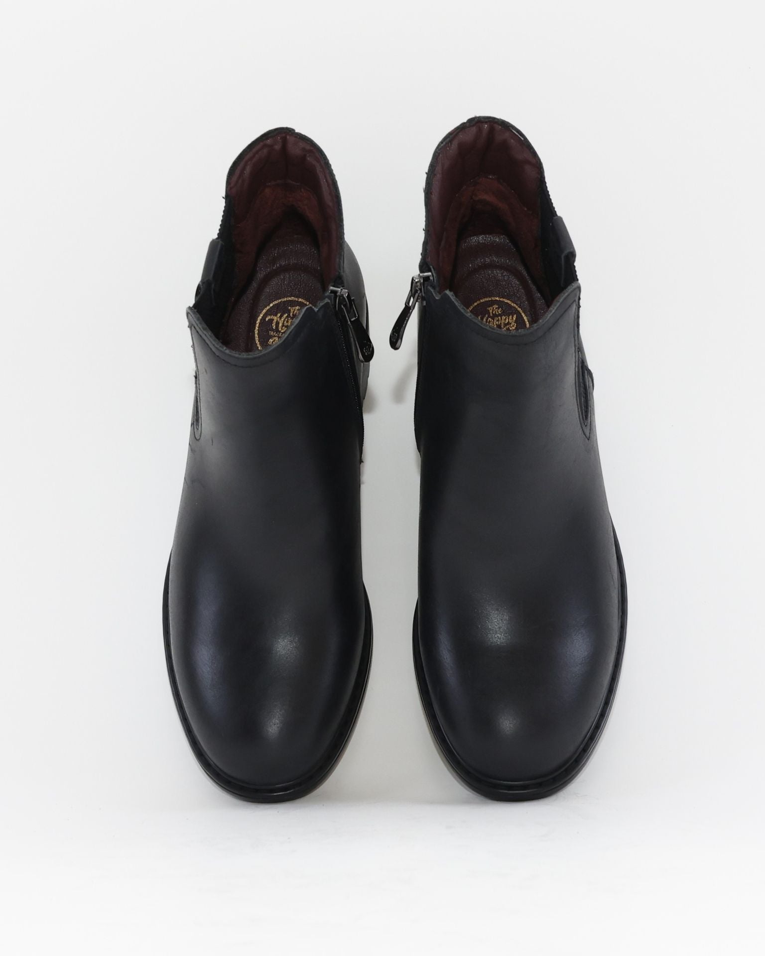 BOTIN TACON ANCHO MUJER COLOR NEGRO THE HAPPY MONK DALLAS 011