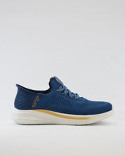 SNEAKERS HOMBRE SKECHERS AZUL 21810 BLU ELASTICOS SLIP-INS
