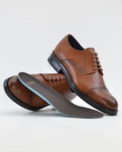 ZAPATO CORDON HOMBRE BLUCHER PICADO CUERO KEEP HONEST 01183 VICTORIA COÑAK